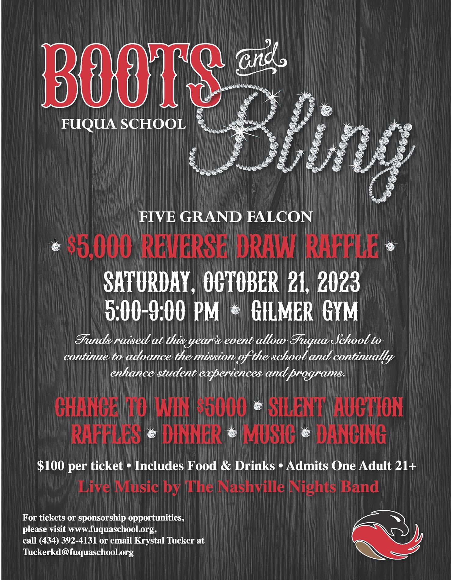 Boots & Bling - 5 Grand Falcon
