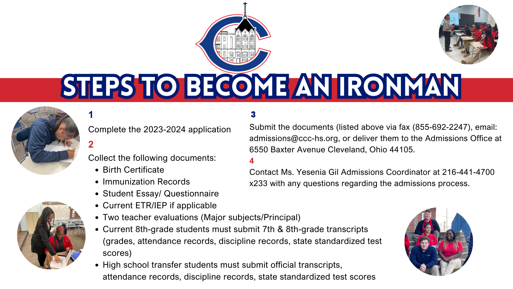 admissions steps to become an ironman