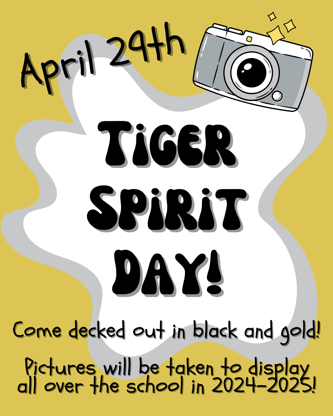 Tiger Spirit Day Flyer