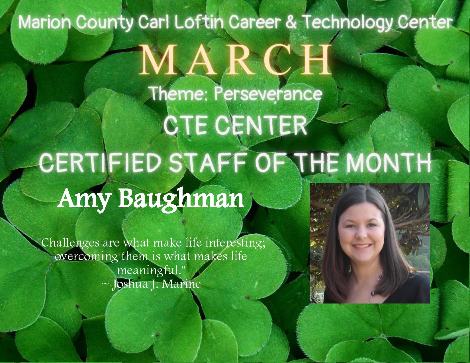 MC-CTC Certified Staff Member of the Month