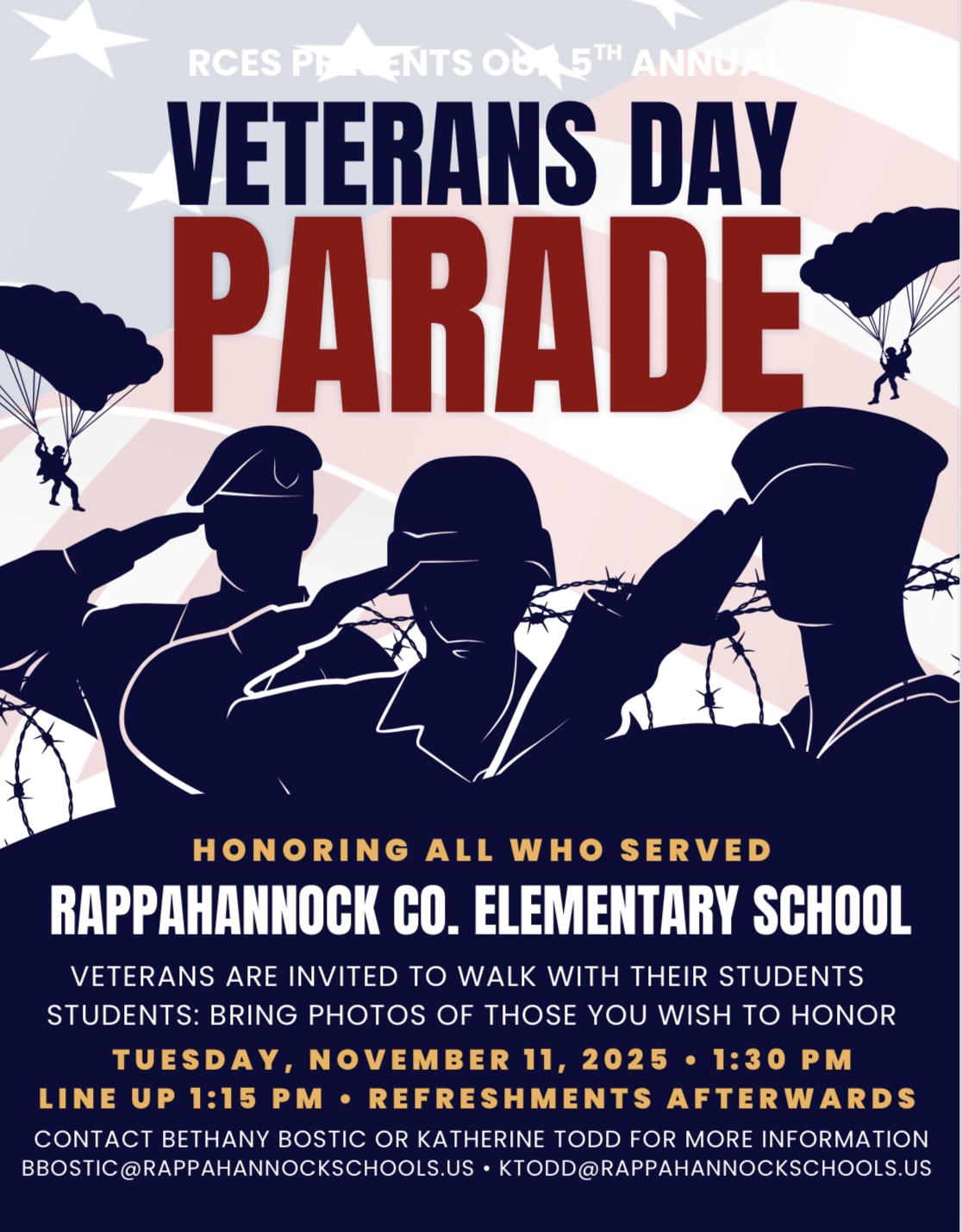 RCES Veterans Day Parade