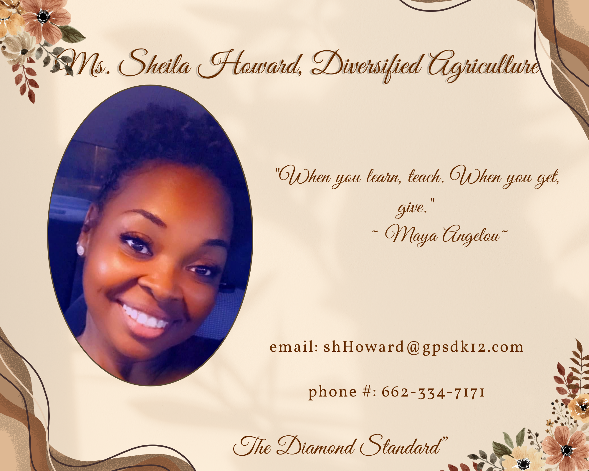 Sheila Howard, Diversified Agriculture  