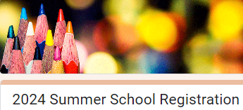 summer school registration link