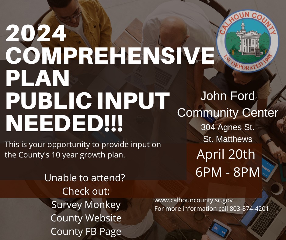 2024 Calhoun County Public Input Meeting