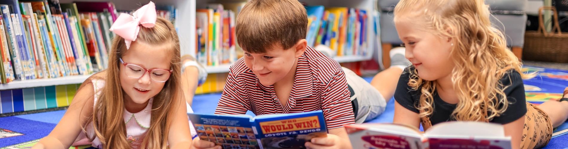 Lower School Students Reading