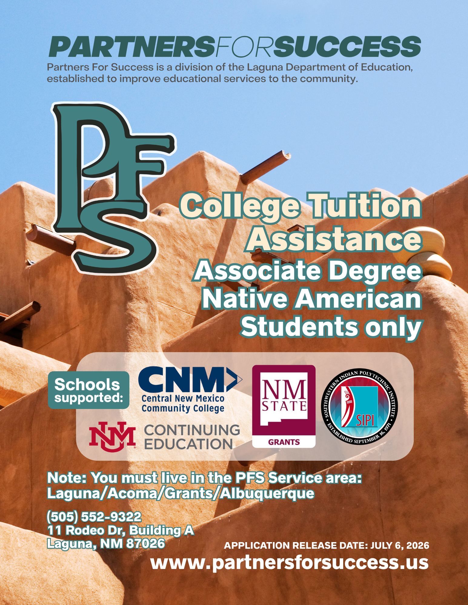 Apply for PFS