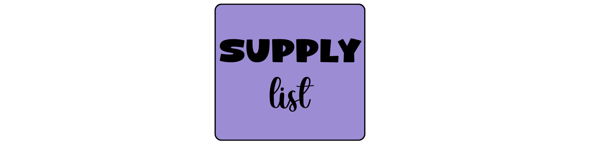 supply List
