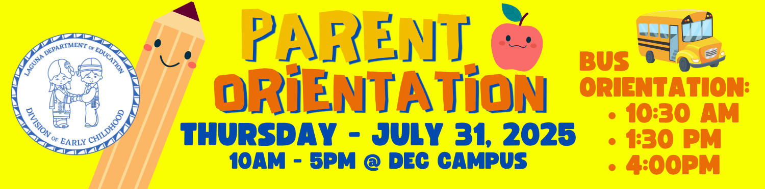 DEC Parent Orientation