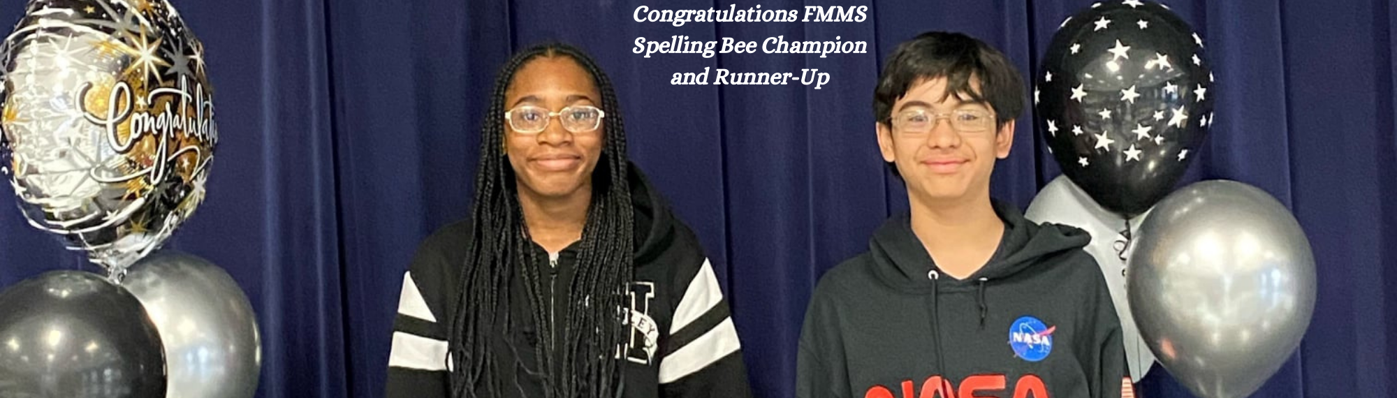 FMMS Spelling Bee Champion and Runner-Up