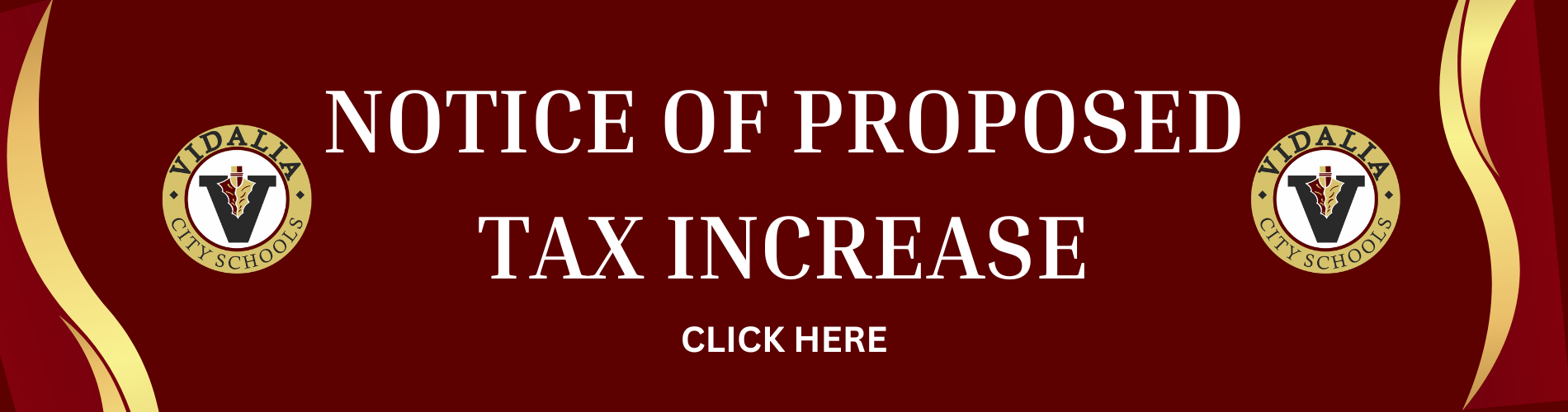 Notice of Proposed Property Tax Increase