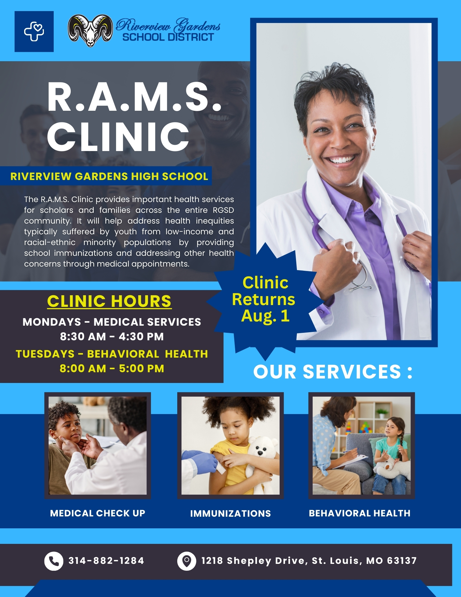 RAMS Clinic Flyer