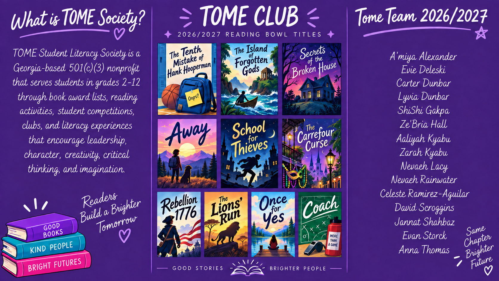 Define Tome club and lists members