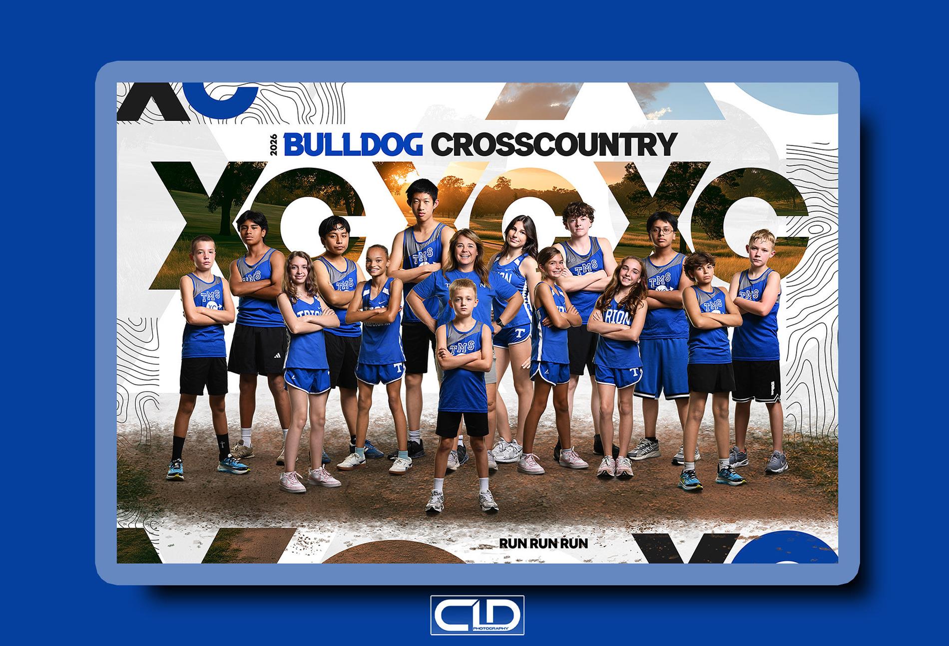 2026 TMS Cross Country Team Photo