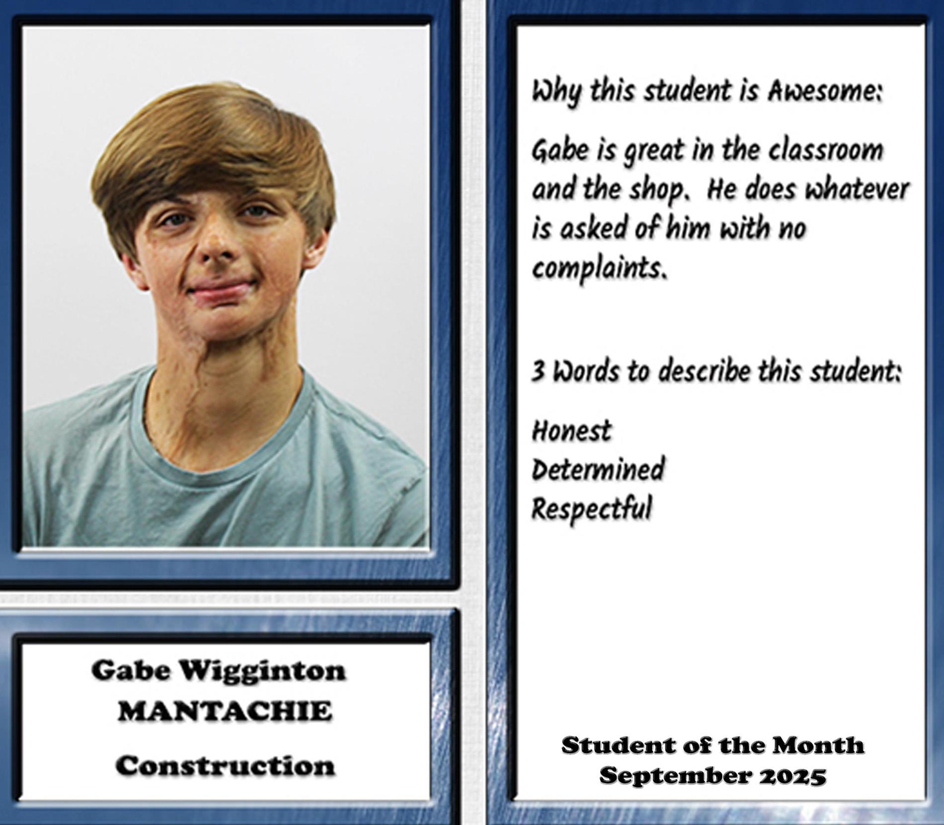 Student of the Month
