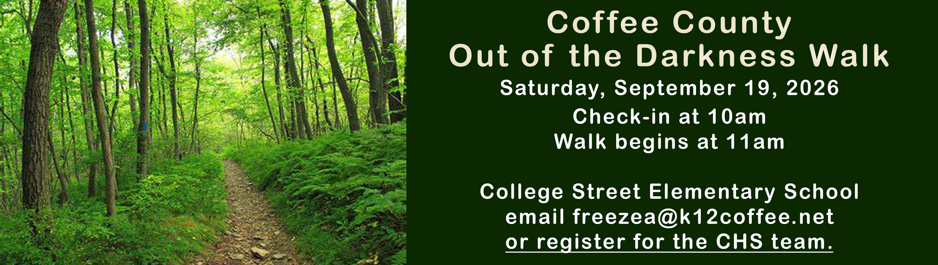 Out of Darkness Walk
