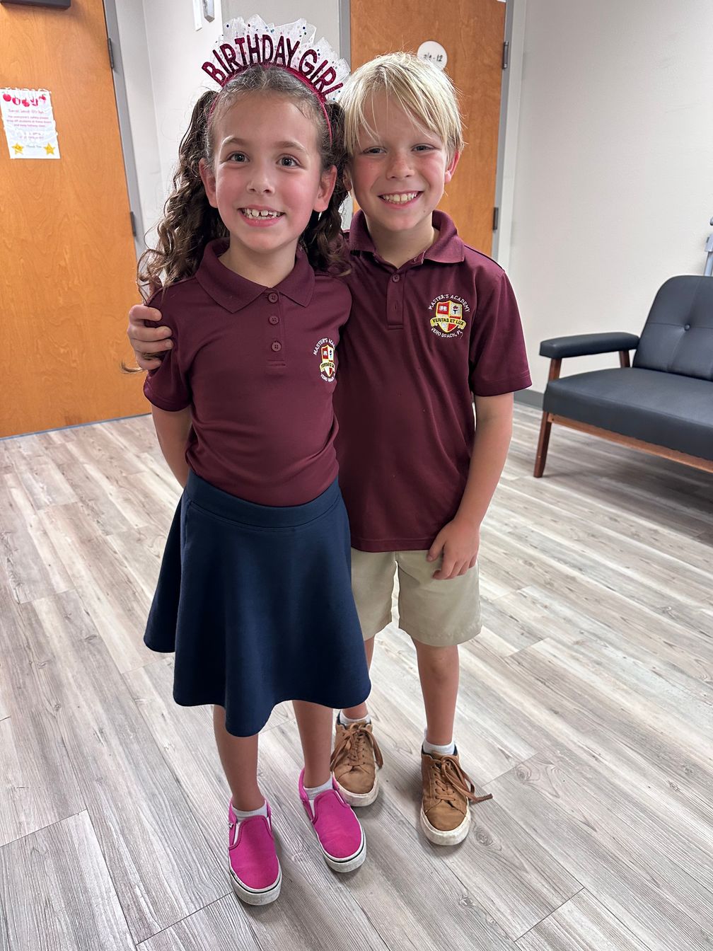 Lower School Students Smiling