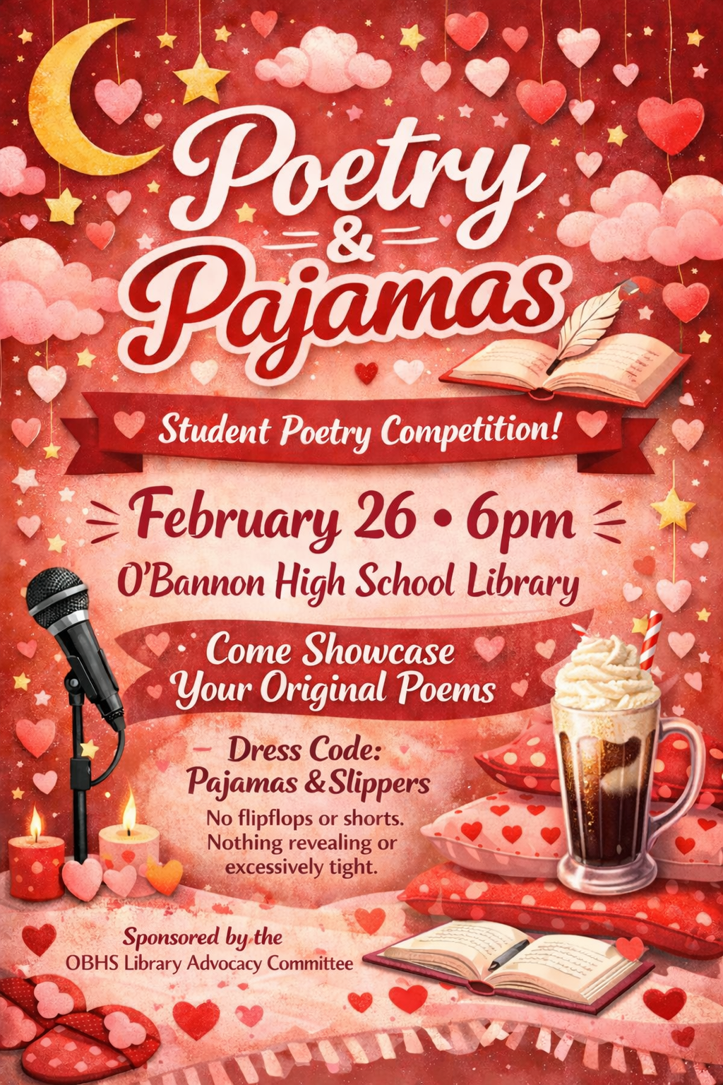 Poety and Pajama Night
