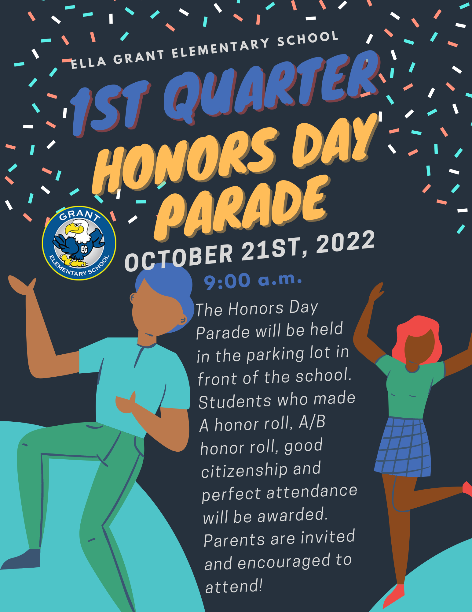 First Quarter Honors Day Parade Flyer