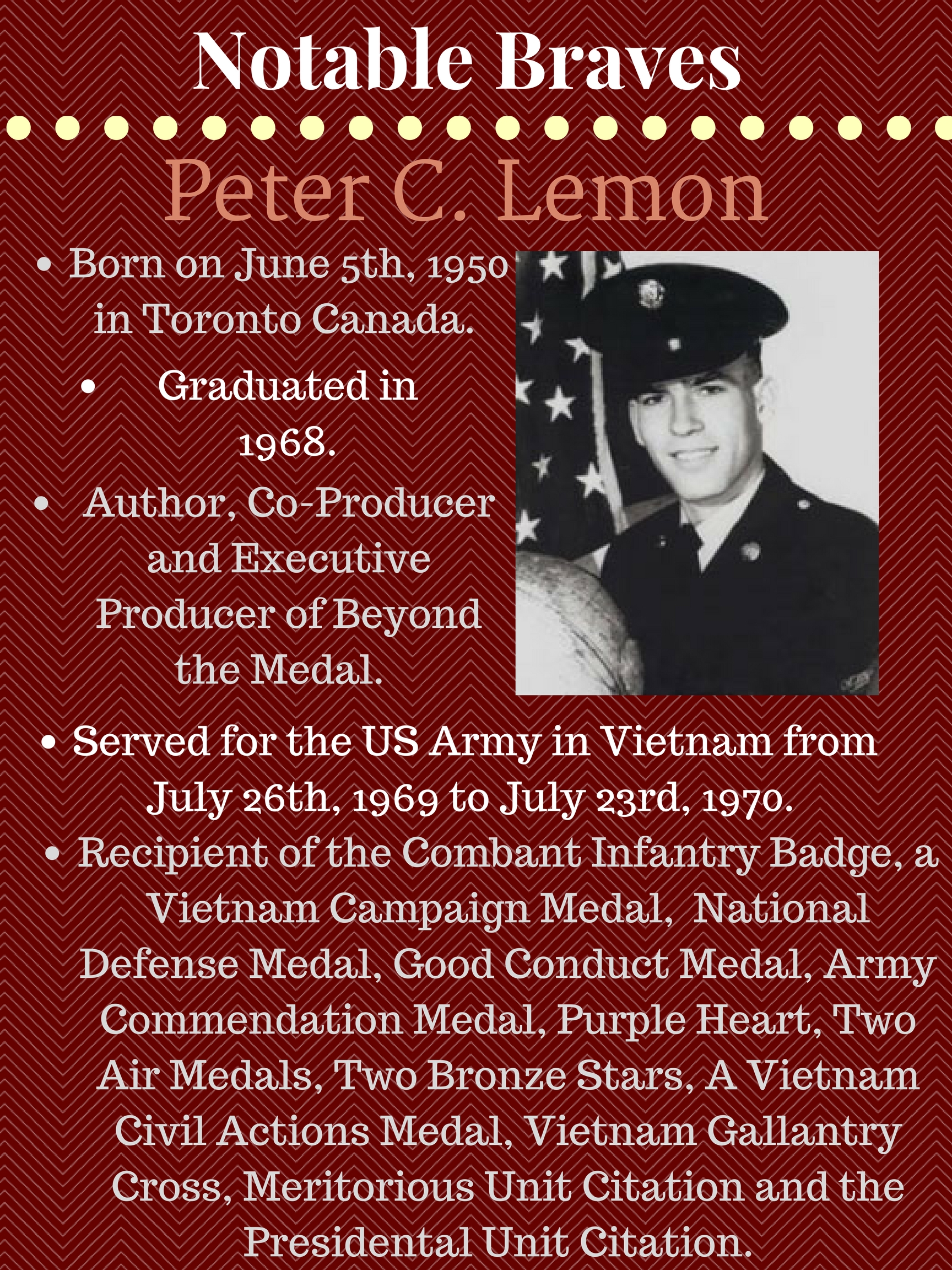 Notable Brave Peter C. Lemon