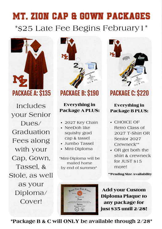 Cap and Gown Flier