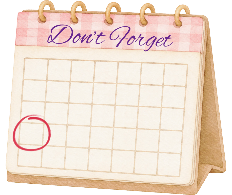 Looking ahead to liturgical celebrations in the next couple of months.
