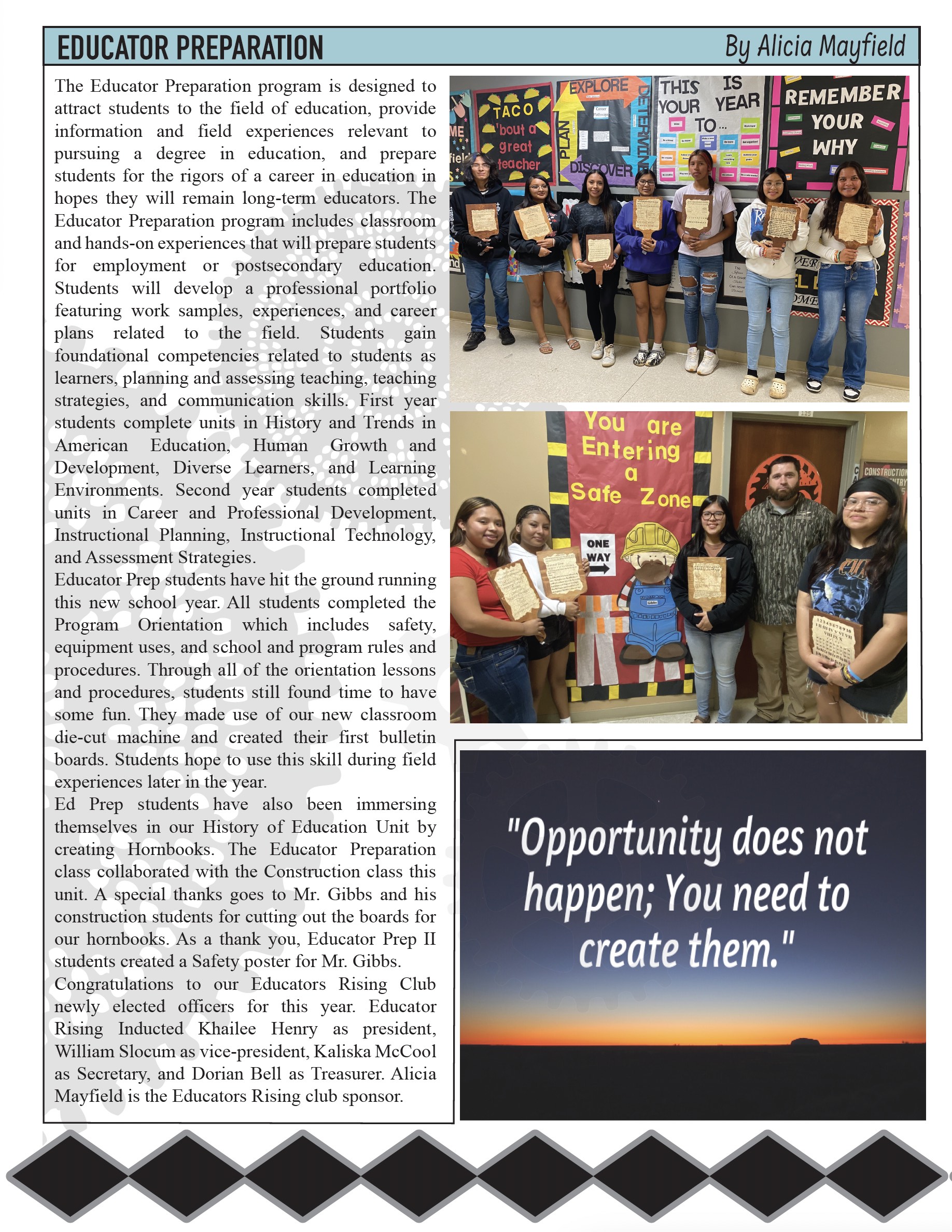 1st Quarter C-TEC NEWSLETTER Page 10