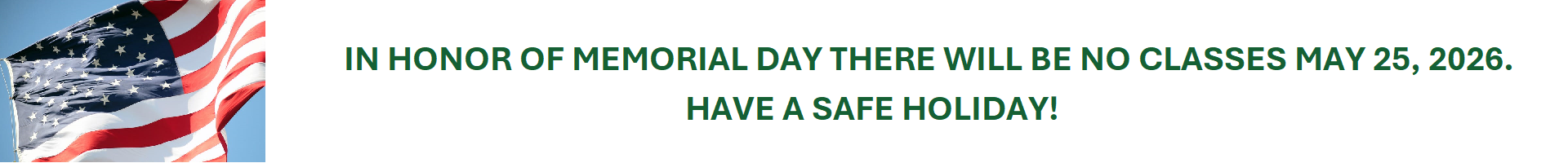Memorial Day 2026