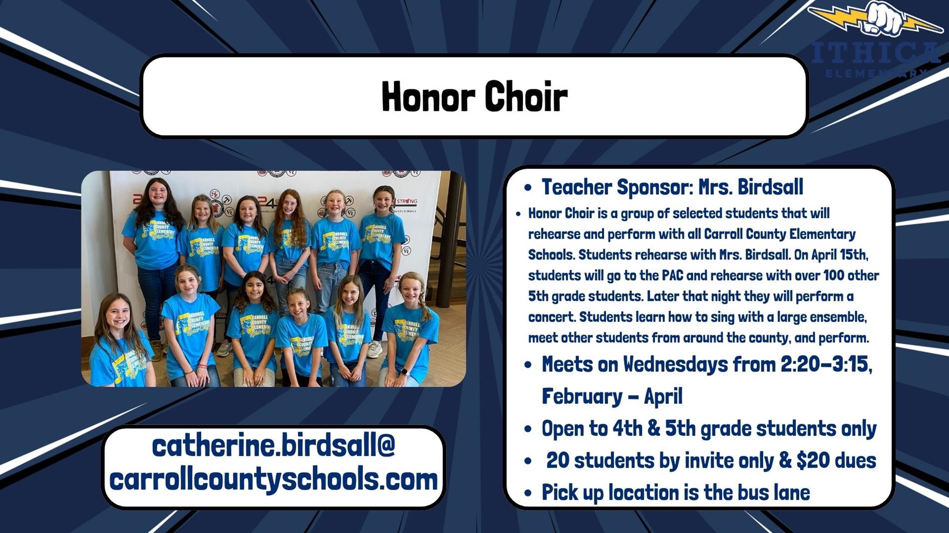 information about honor choir