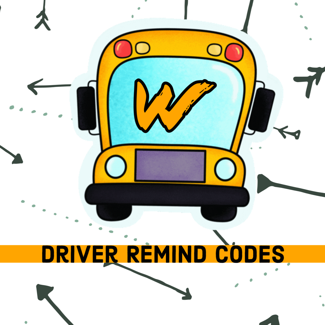 REMIND CODES for drivers