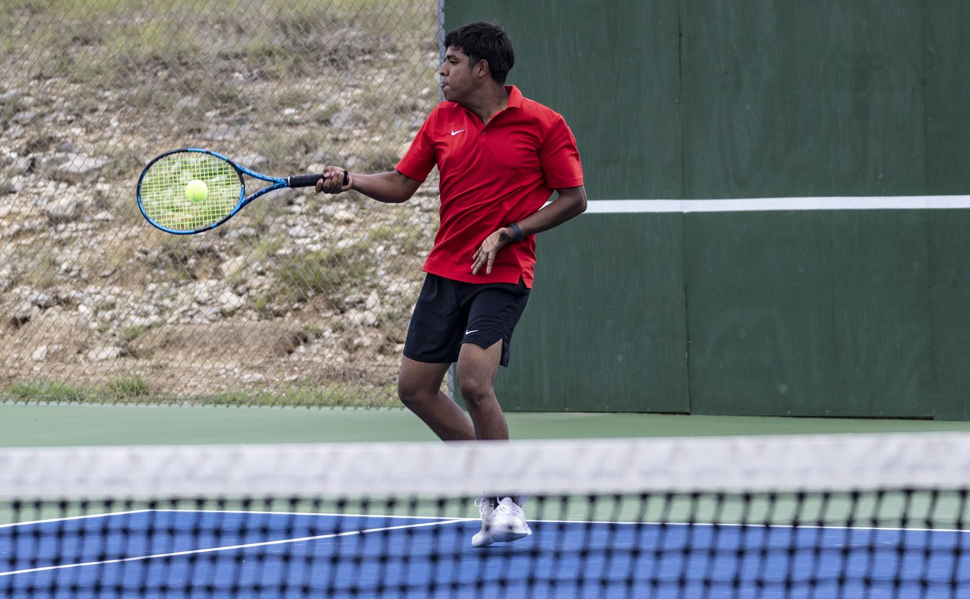 Ingram Tom Moore team tennis vs. Canyon Lake on Sept. 4, 2024