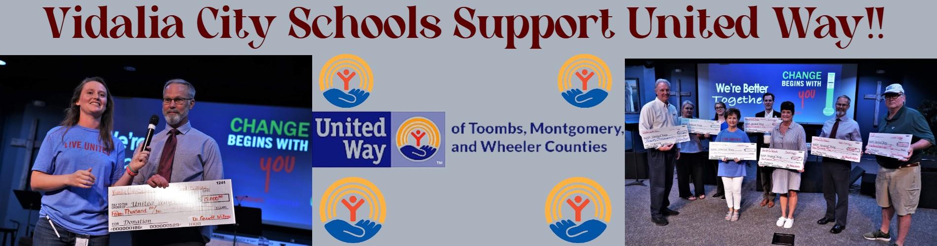 United Way Support Banner