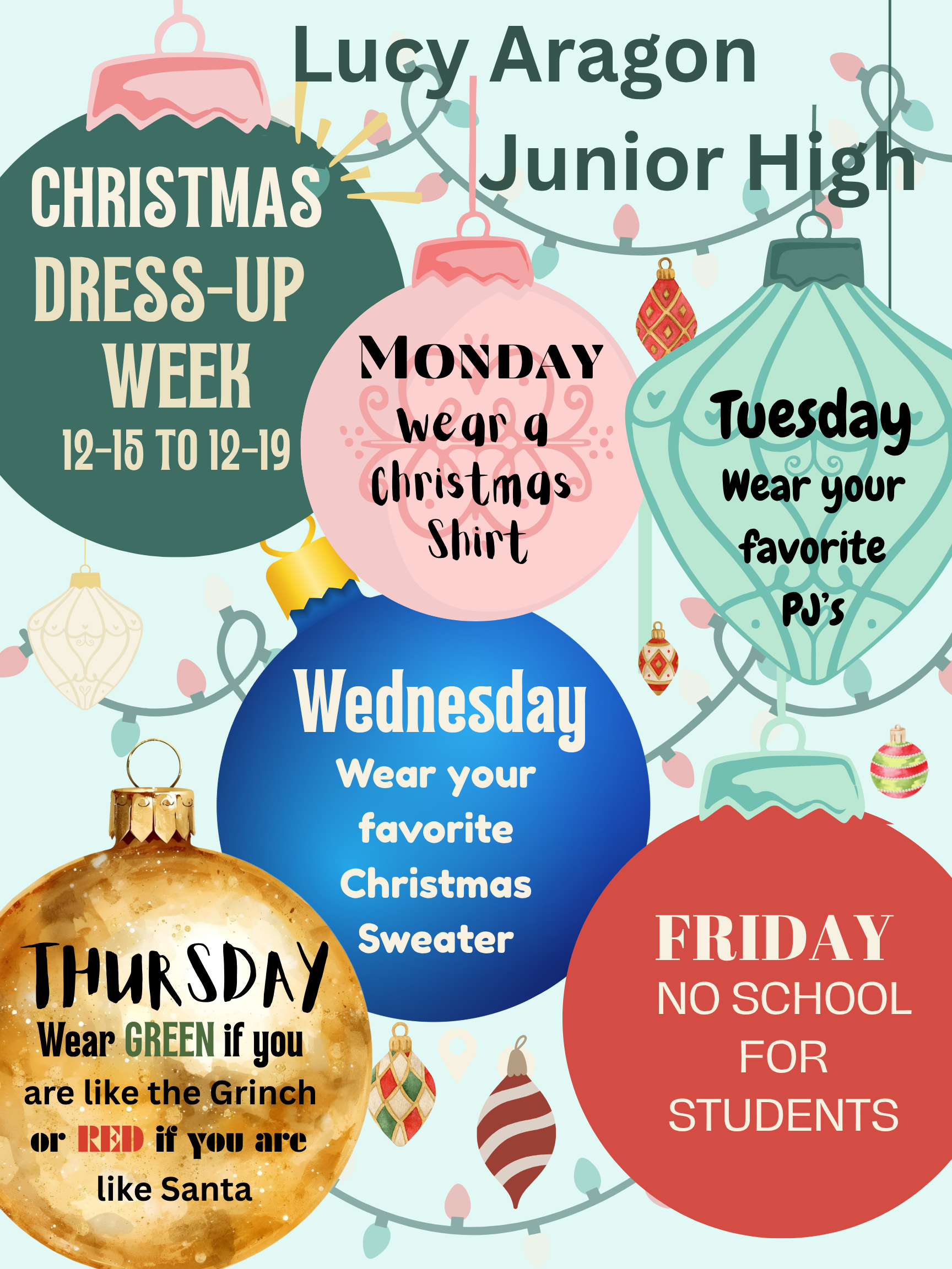 2025 LAJH Christmas Dress Up