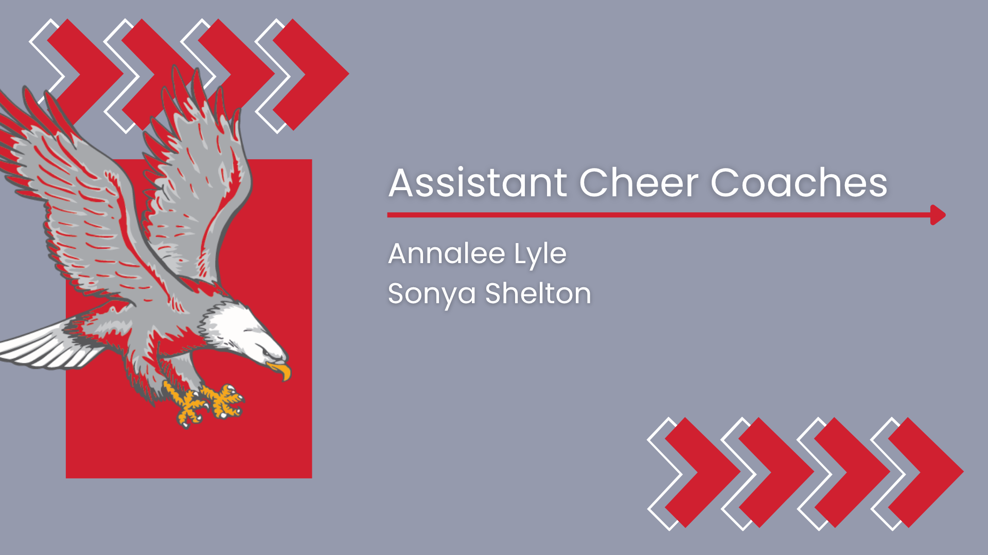 Assistance Cheer Coaches A Lyle and S Shelton