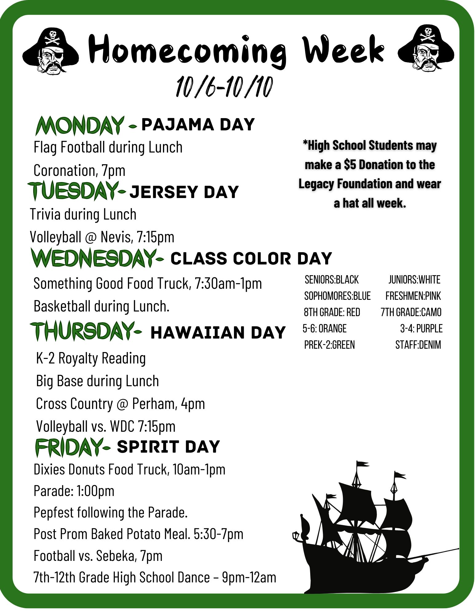 Homecoming events 