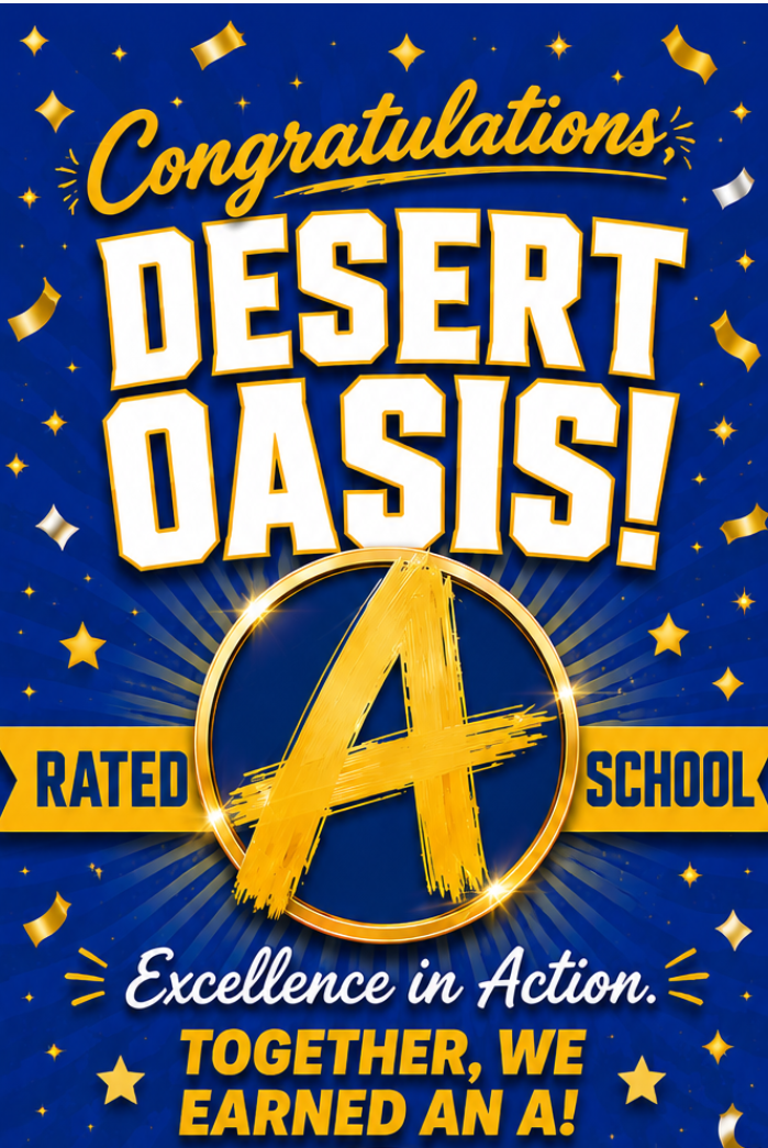 We are an A School! 