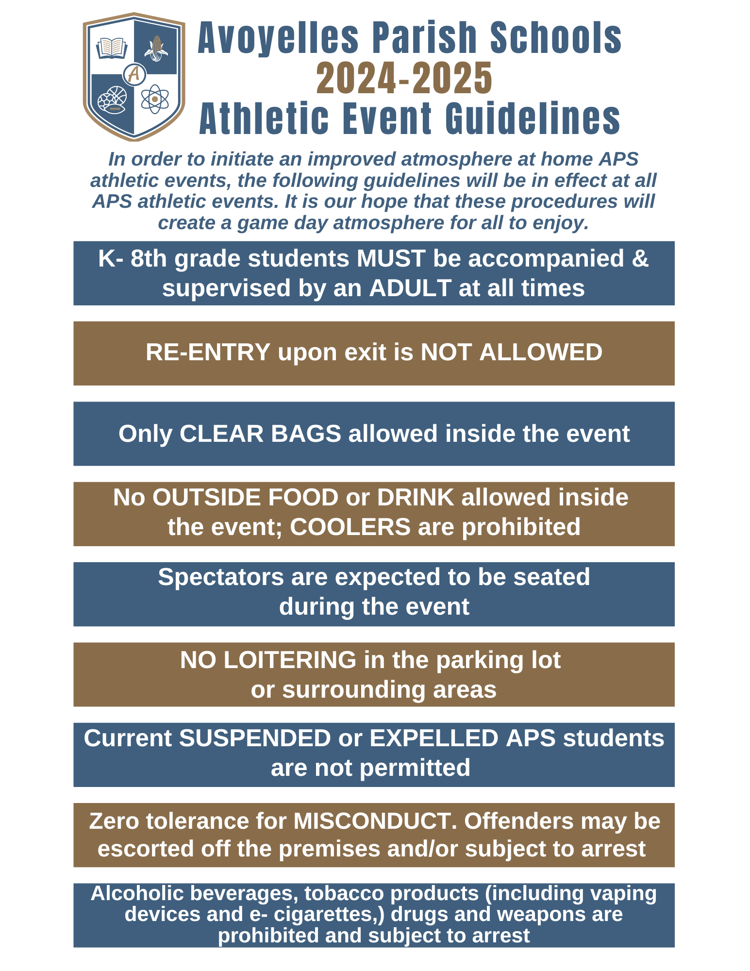 Athletic Event Req