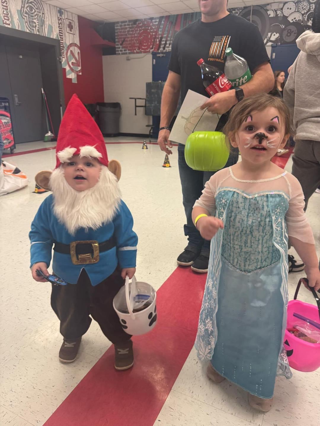 kids dressed in costumes