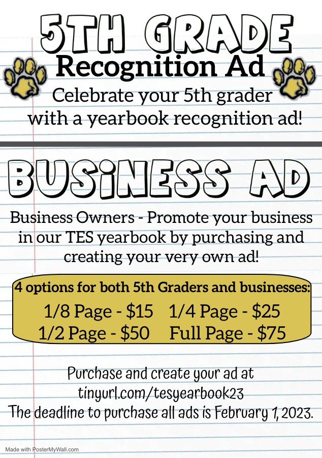 Yearbook Ad Flyer