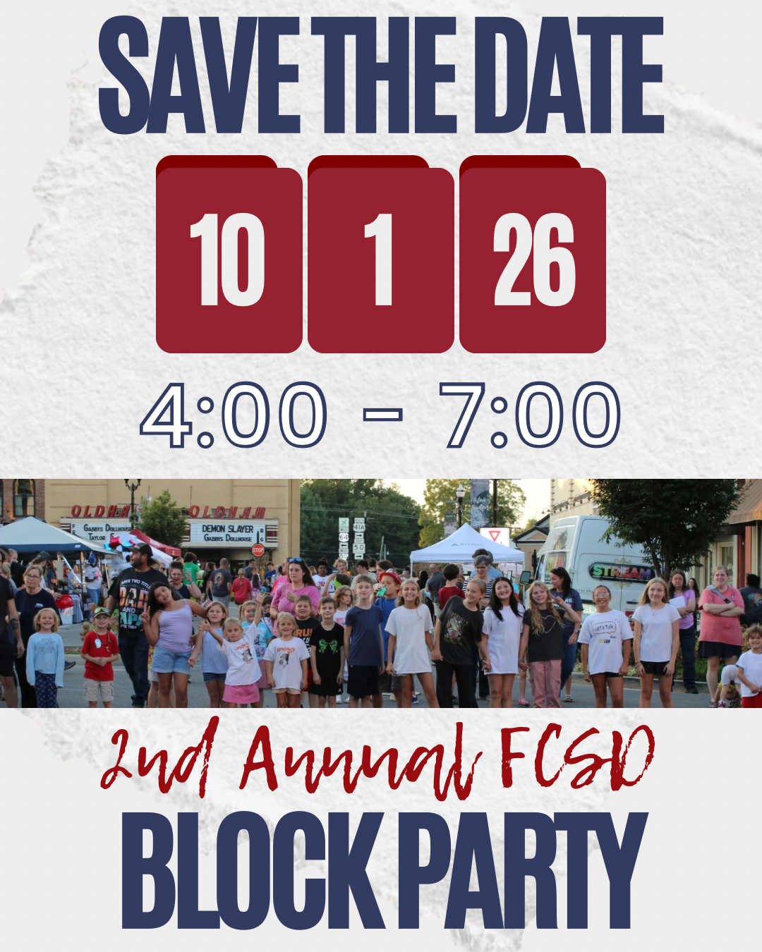 save the date flyer