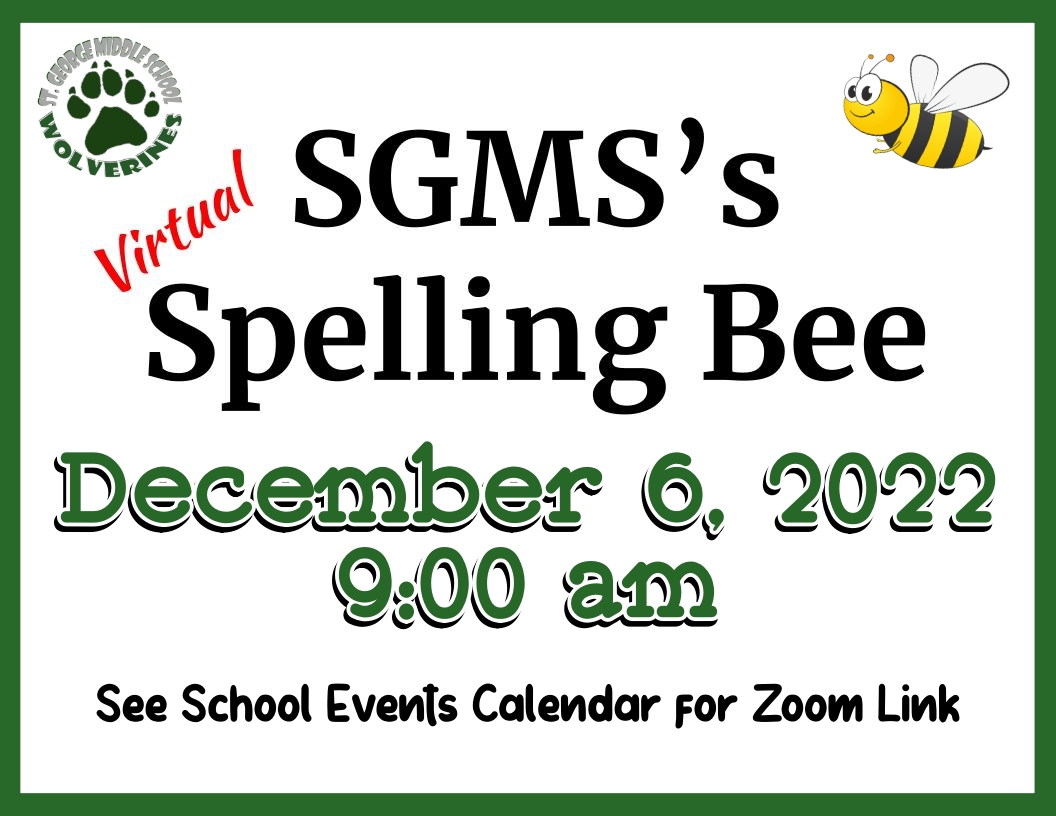 Spelling Bee December 6 Spelling Bee December 6