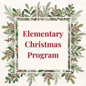 Elementary Christmas Program