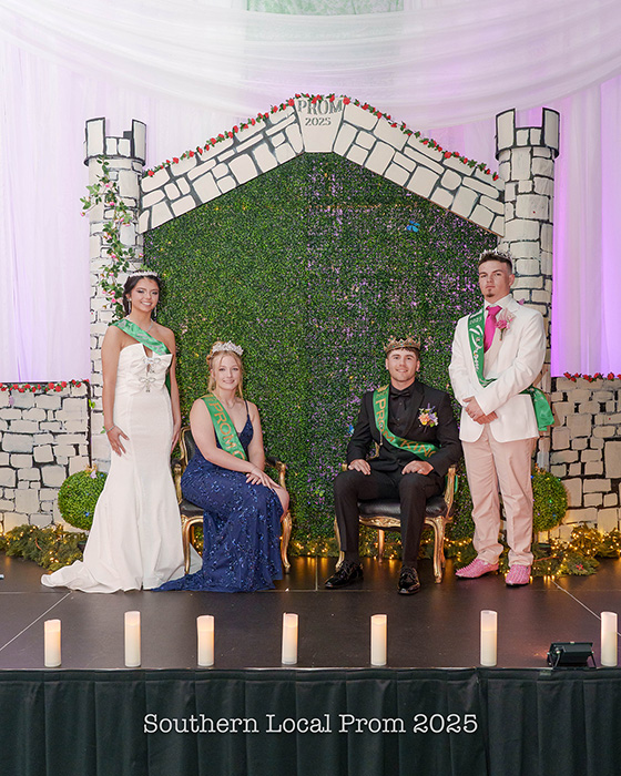 Princess Autumn Rodgers, Queen Katie Harshbarger, King Brody Brown, Prince Zac Mayfield Princess Autumn Rodgers, Queen Katie Harshbarger, King Brody Brown, Prince Zac Mayfield