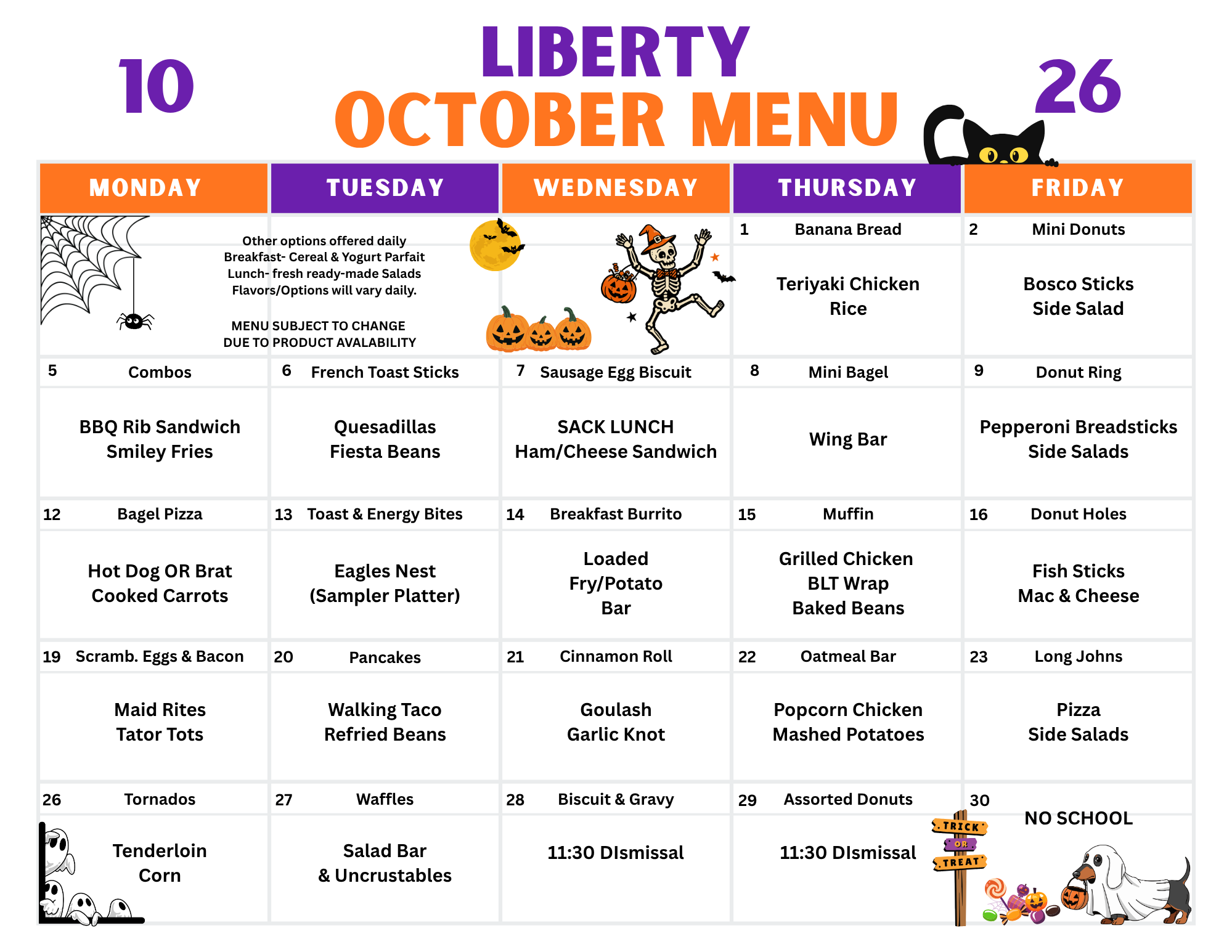 October Lunch