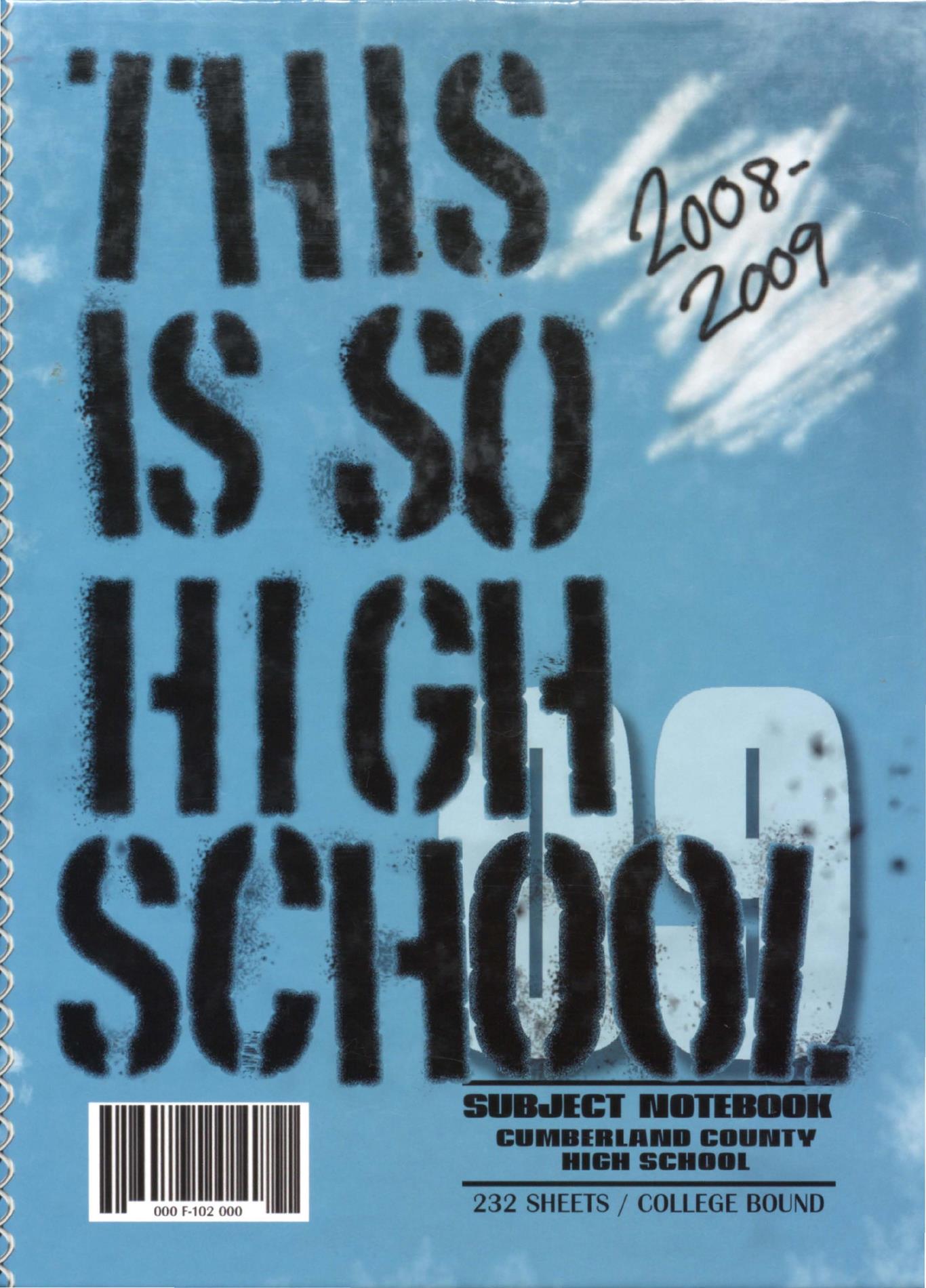2009 Cumberland County High School Yearbook