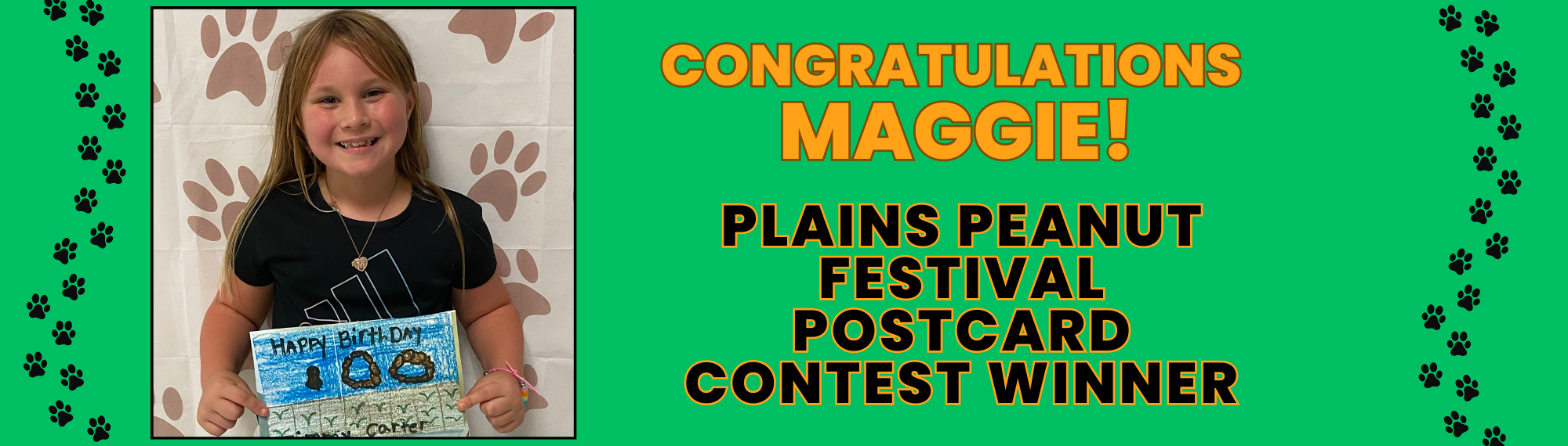 Plains Peanut Festival Postcard Contest Winner