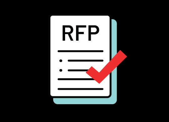 Image of paper with "RFP" in large letters at the top.