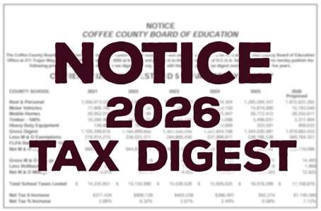Notice of 2026 Tax Digest