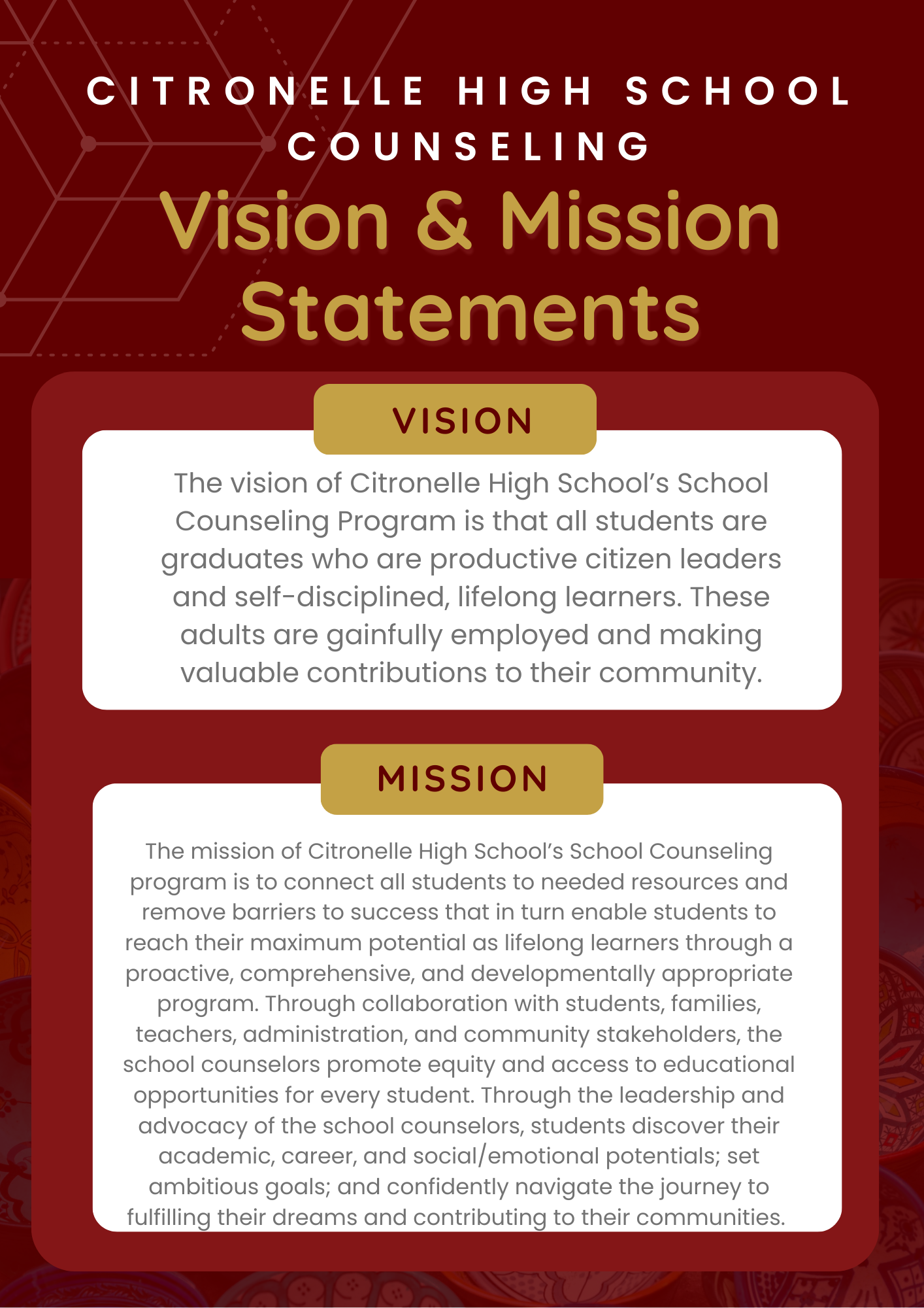 CHS School Counseling Vision & Mission