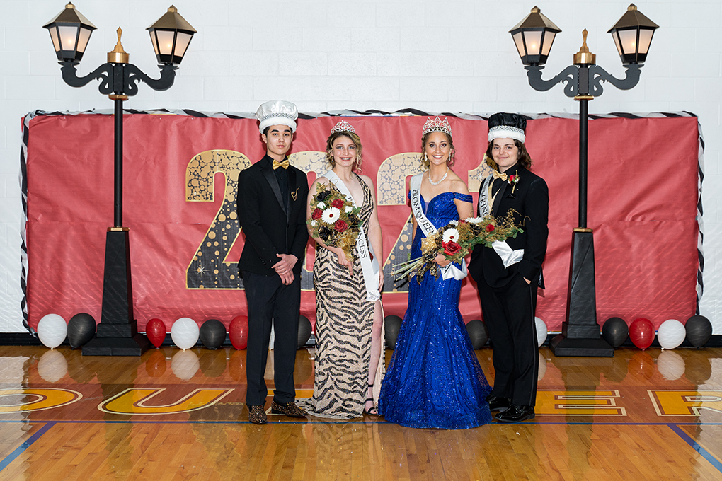 Prince Silas Black, Princess Roni Mayfield, Queen Mackenzey Infanti, King Cooper Powell