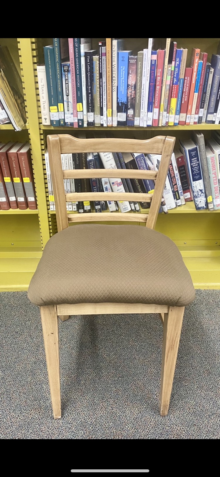 Chair to be auctioned